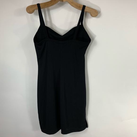 All That Jazz Black Slip Dress Draped Neck Small - Picture 9 of 9